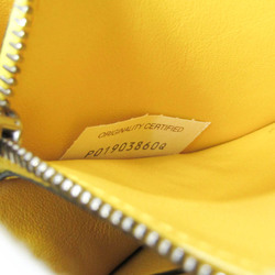 Bottega Veneta Intrecciato 577841 Women,Men Leather Wallet (bi-fold) Black,Yellow