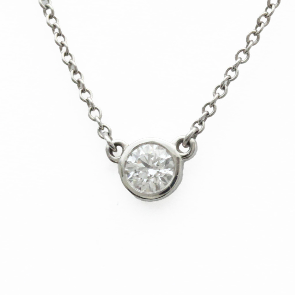 Elsa Peretti Diamonds by The Yard Necklace in Platinum