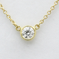 TIFFANY Elsa Peretti Diamonds By The Yard 18K Yellow Gold YG Necklace BF558327