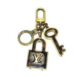 LOUIS VUITTON Eclipse Cloche Cle Keychain Key Ring M63620 Black Men's