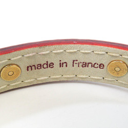 Louis Vuitton Suhali Double Tour Bracelet M91846 Leather Bangle Blanc