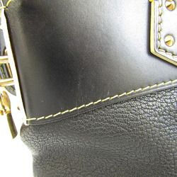 Louis Vuitton Suhali Lockit PM M91888 Women's Handbag Noir