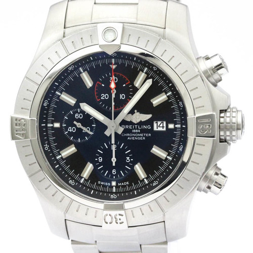 BREITLING Super Avenger Chronograph 48 Automatic Steel Watch A13375 BF557191