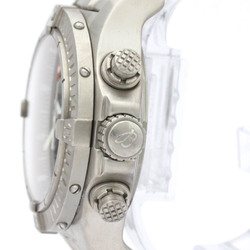 Polished BREITLING Chrono Avenger Titanium Automatic Mens Watch E13360 BF555801