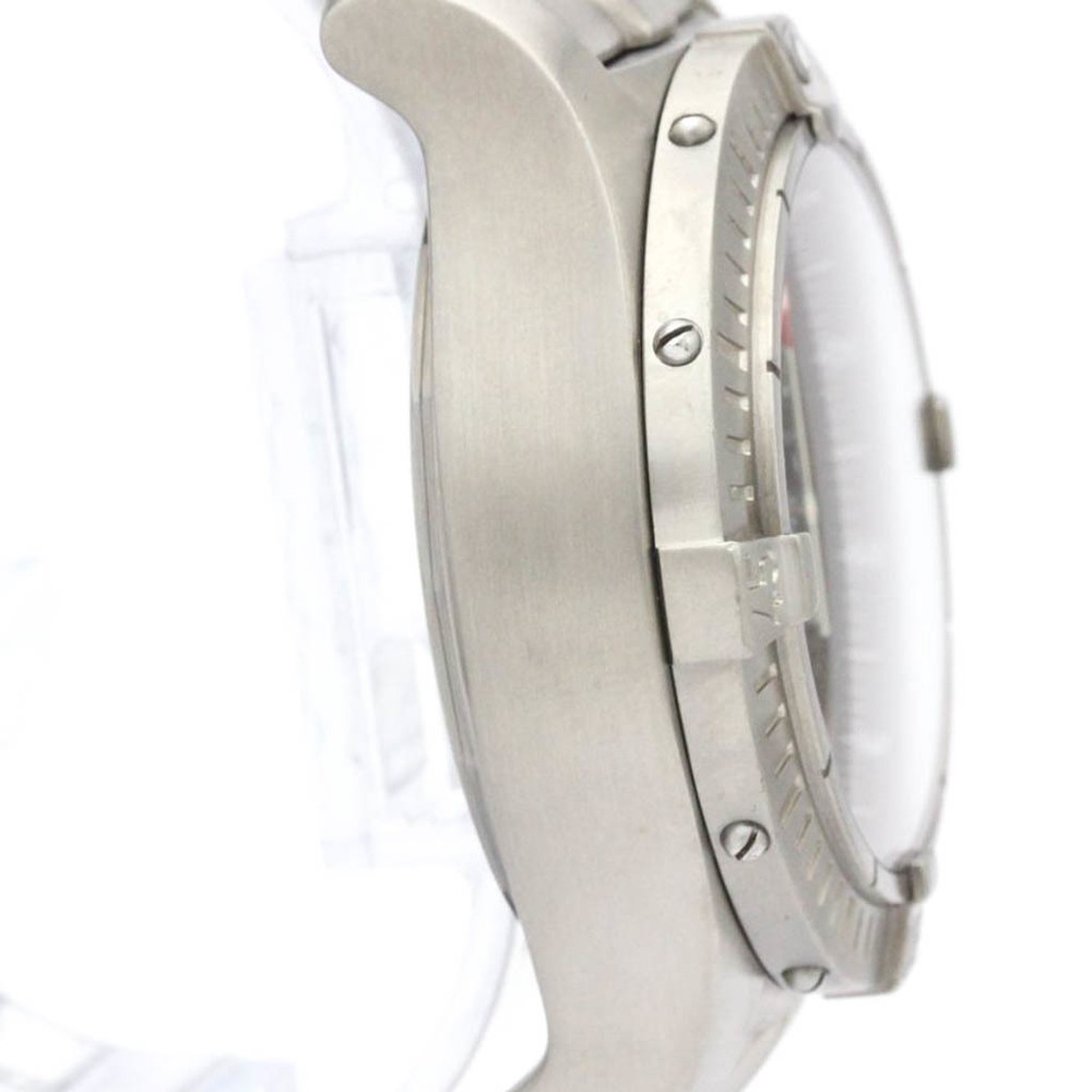 Polished BREITLING Chrono Avenger Titanium Automatic Mens Watch E13360 BF555801
