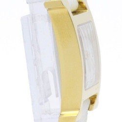 HERMES H Watch Gold Plated Leather Quartz Ladies Watch HH1.201 BF557782