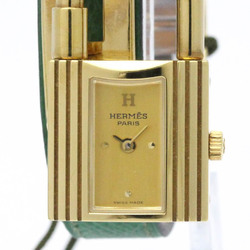 HERMES Kelly Watch Gold Plated Leather Quartz Ladies Watch BKE1.201 F557954