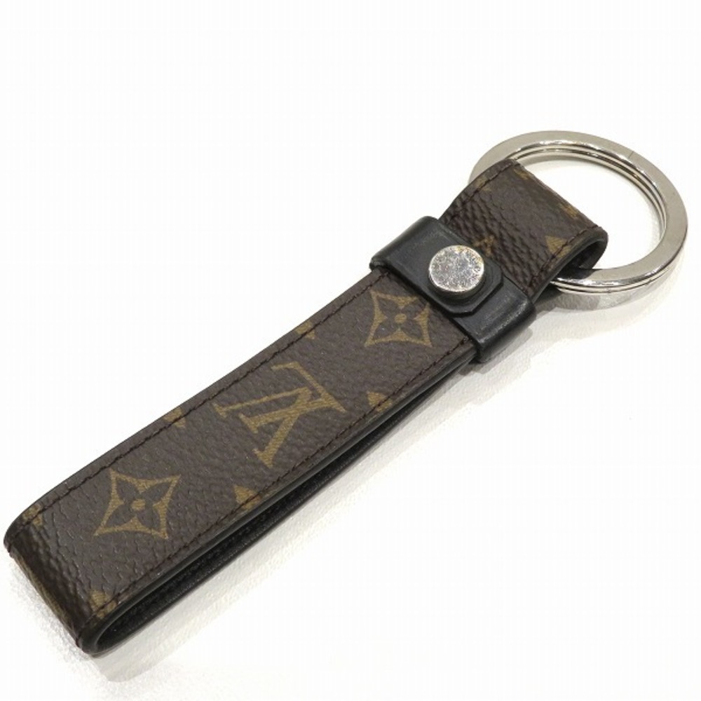 Louis Vuitton Monogram Macassar LV Dragonne Key Ring M62709 from Japan