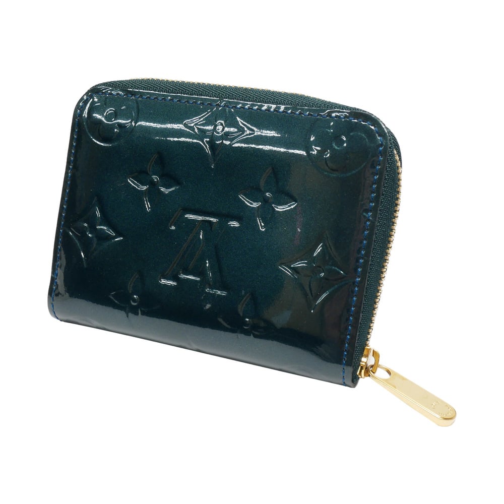 Louis Vuitton Vernis Zippy Coin Purse Mini Wallet Compact Women's