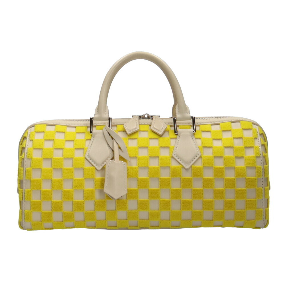 Louis Vuitton Limited Edition Yellow Damier Cubic East/West Speedy