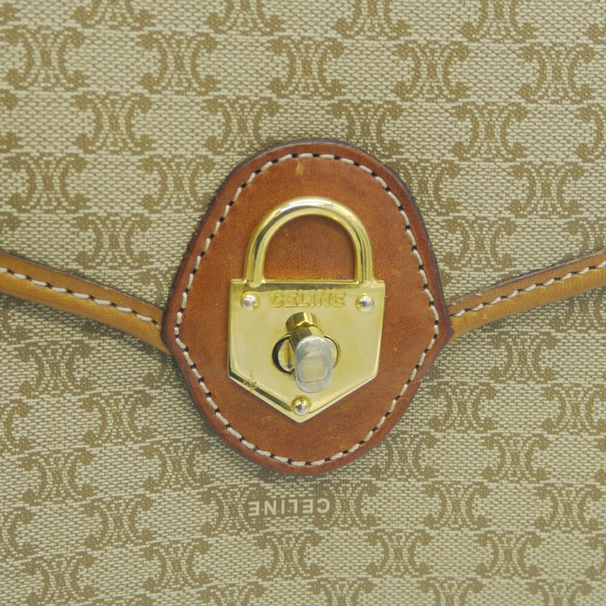 Celine Macadam pattern Cadena motif turn lock pochette shoulder bag