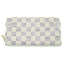 LOUIS VUITTON Louis Vuitton Long Wallet N60019 Damier Azur Zippy ・