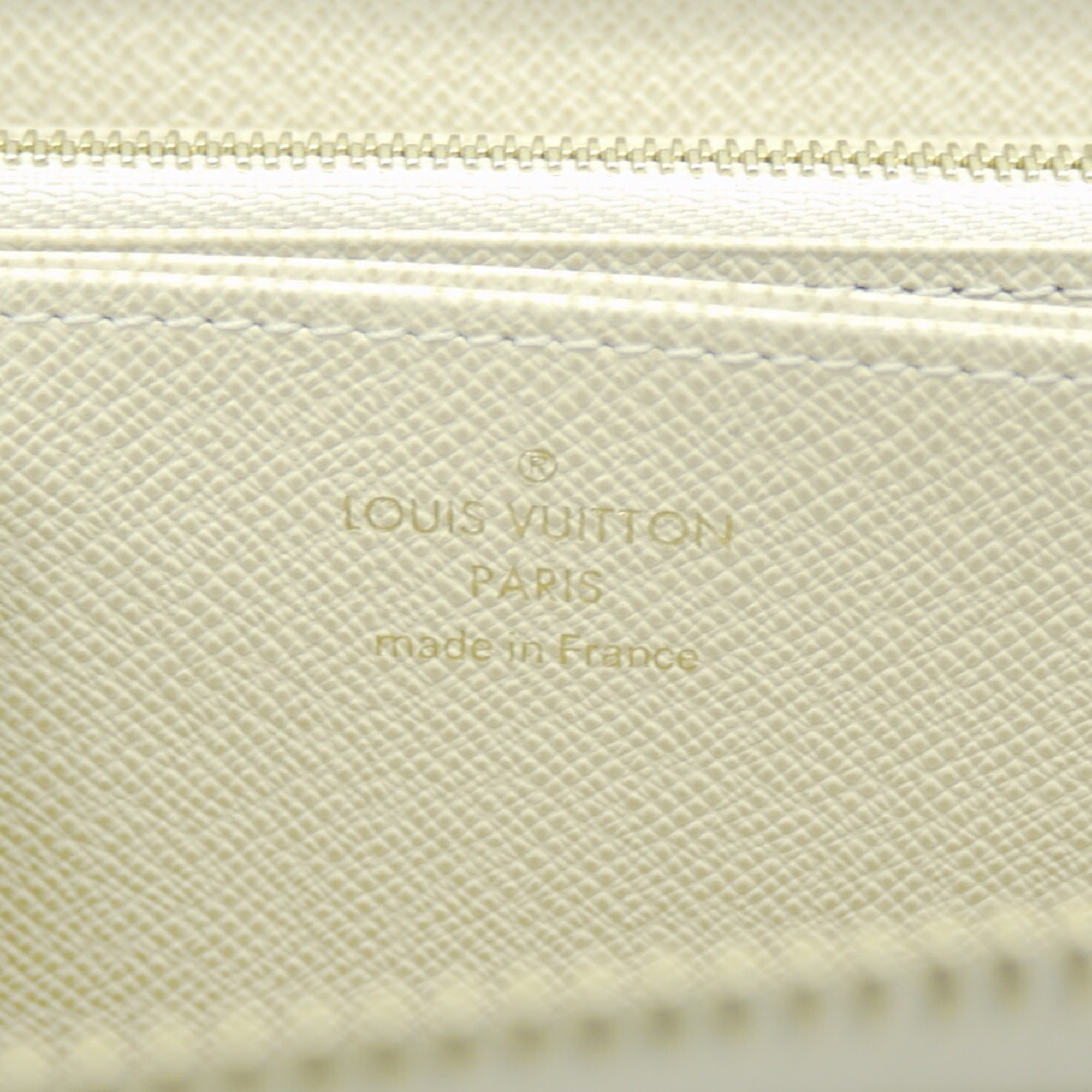 LOUIS VUITTON Louis Vuitton Long Wallet N60019 Damier Azur Zippy ・