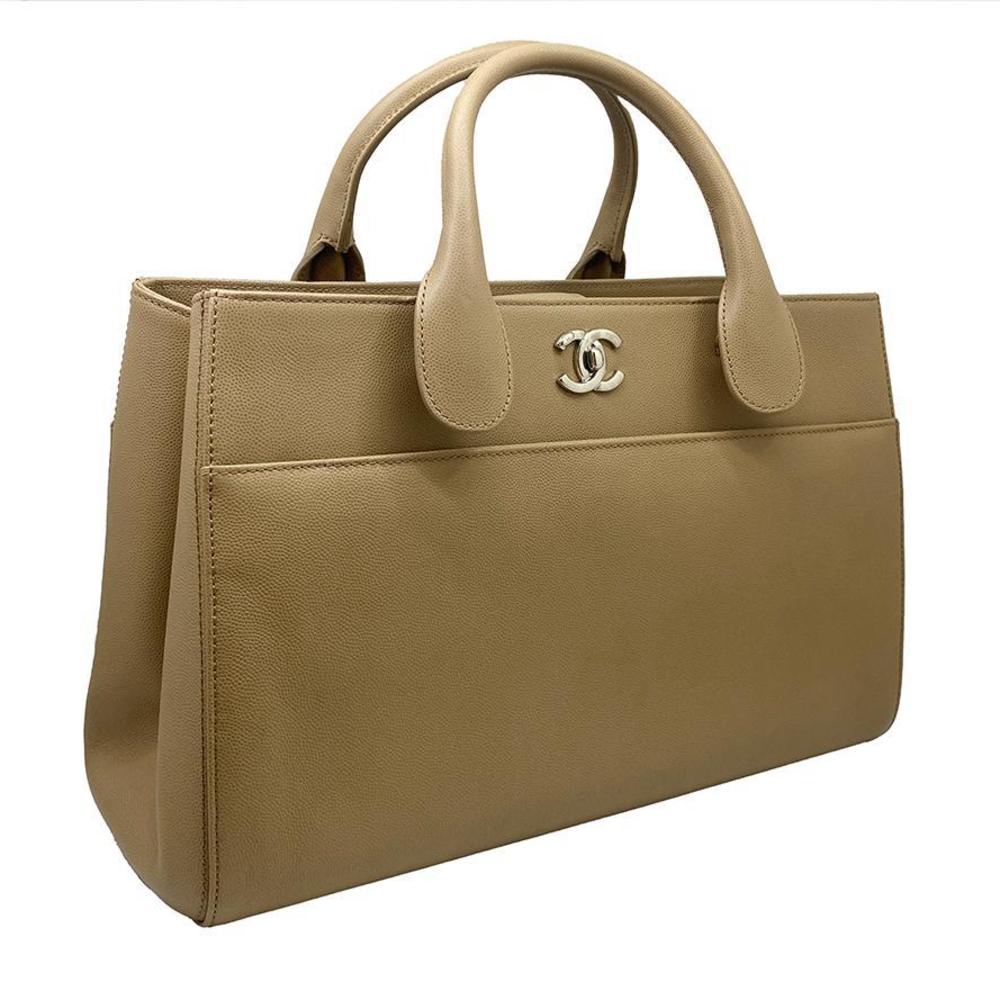 CHANEL Chanel Executive Coco Mark Tote Bag Shoulder 2WAY Beige 21623825  Ladies Good Condition