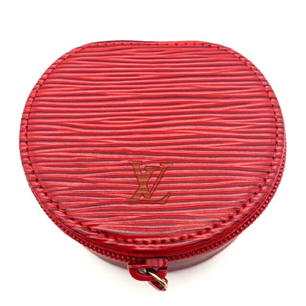 LOUIS VUITTON Louis Vuitton Eclan Bijou Epi Red M48227 Jewelry Case Storage  Box BOX