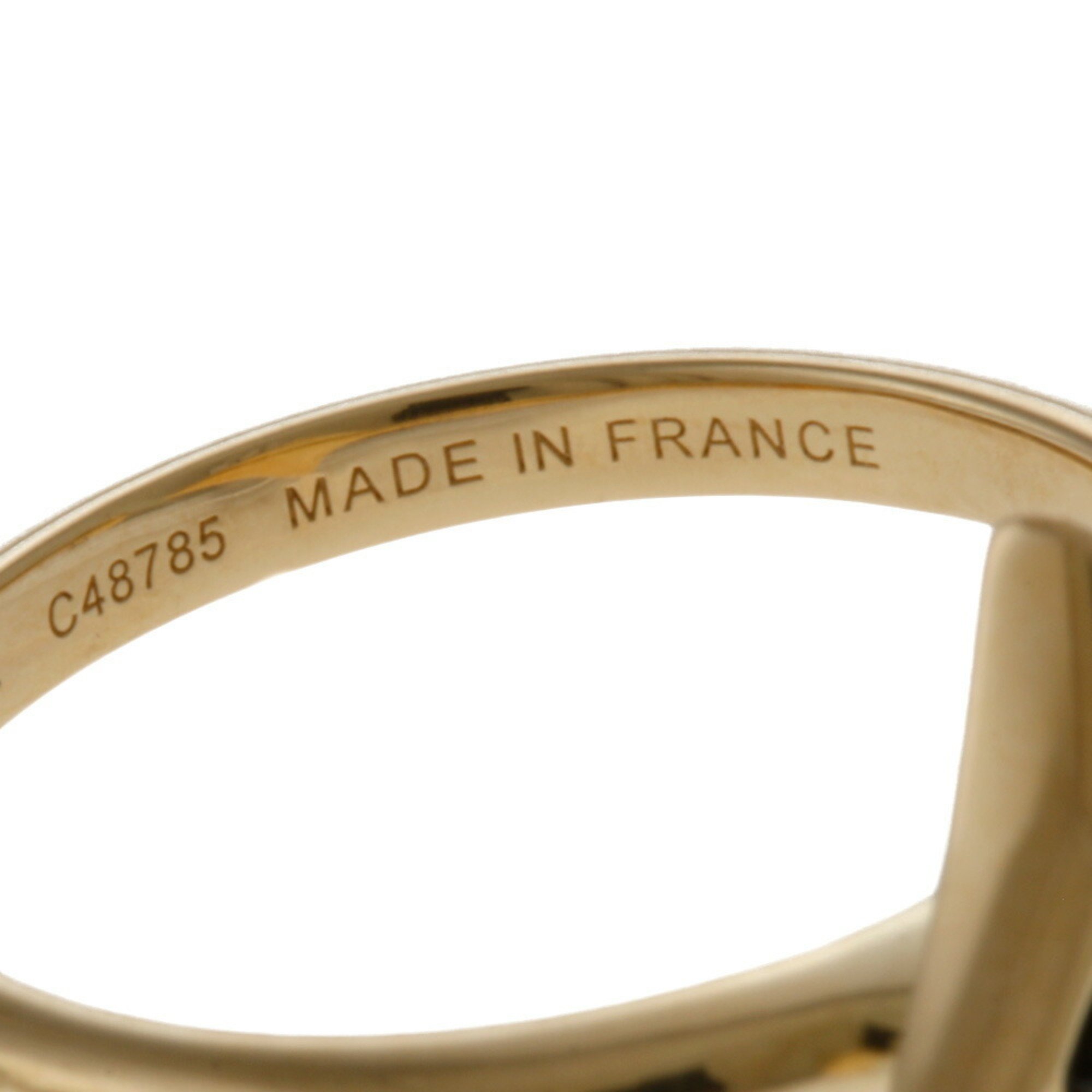 Louis Vuitton LOUIS VUITTON Berg Star Blossom Mini Ring No. 12 18K K18 Yellow Gold Diamond Women's