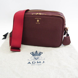 A.D.M.J Women's Leather Shoulder Bag Wine