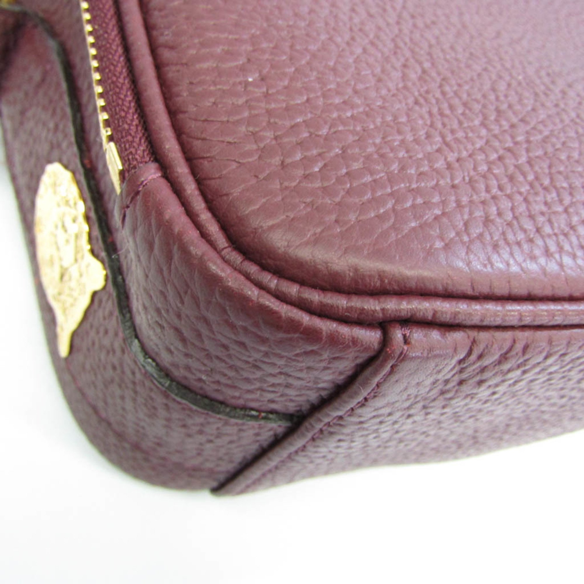 A.D.M.J Women's Leather Shoulder Bag Wine