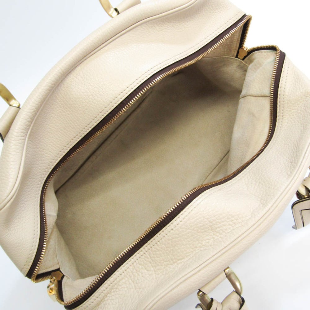 J&M Davidson MIA Women's Leather Tote Bag Cream | eLADY Globazone