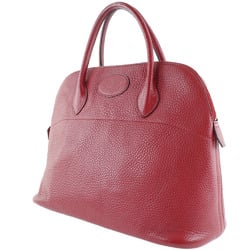 Hermes Bolide 35 Togo Red 〇F Women's Handbag