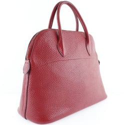 Hermes Bolide 35 Togo Red 〇F Women's Handbag