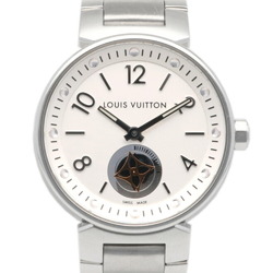 Louis Vuitton LOUIS VUITTON Tambour Moon Star Watch Stainless Steel Q8J10 Ladies