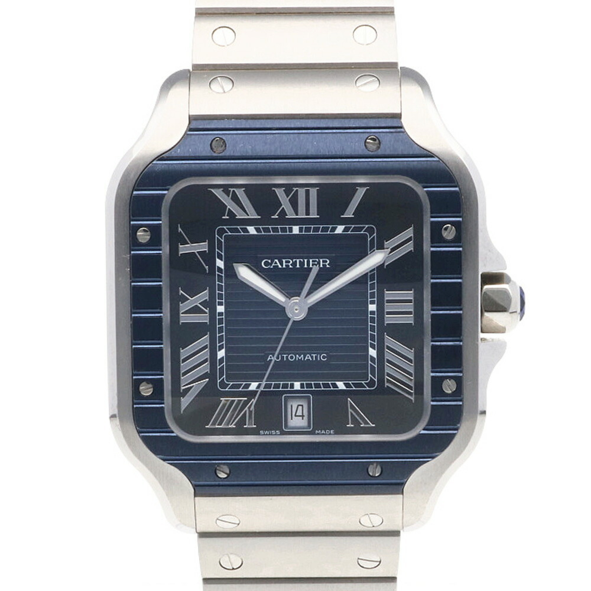 Cartier CARTIER Santos de LM watch stainless steel WSSA0048 men's