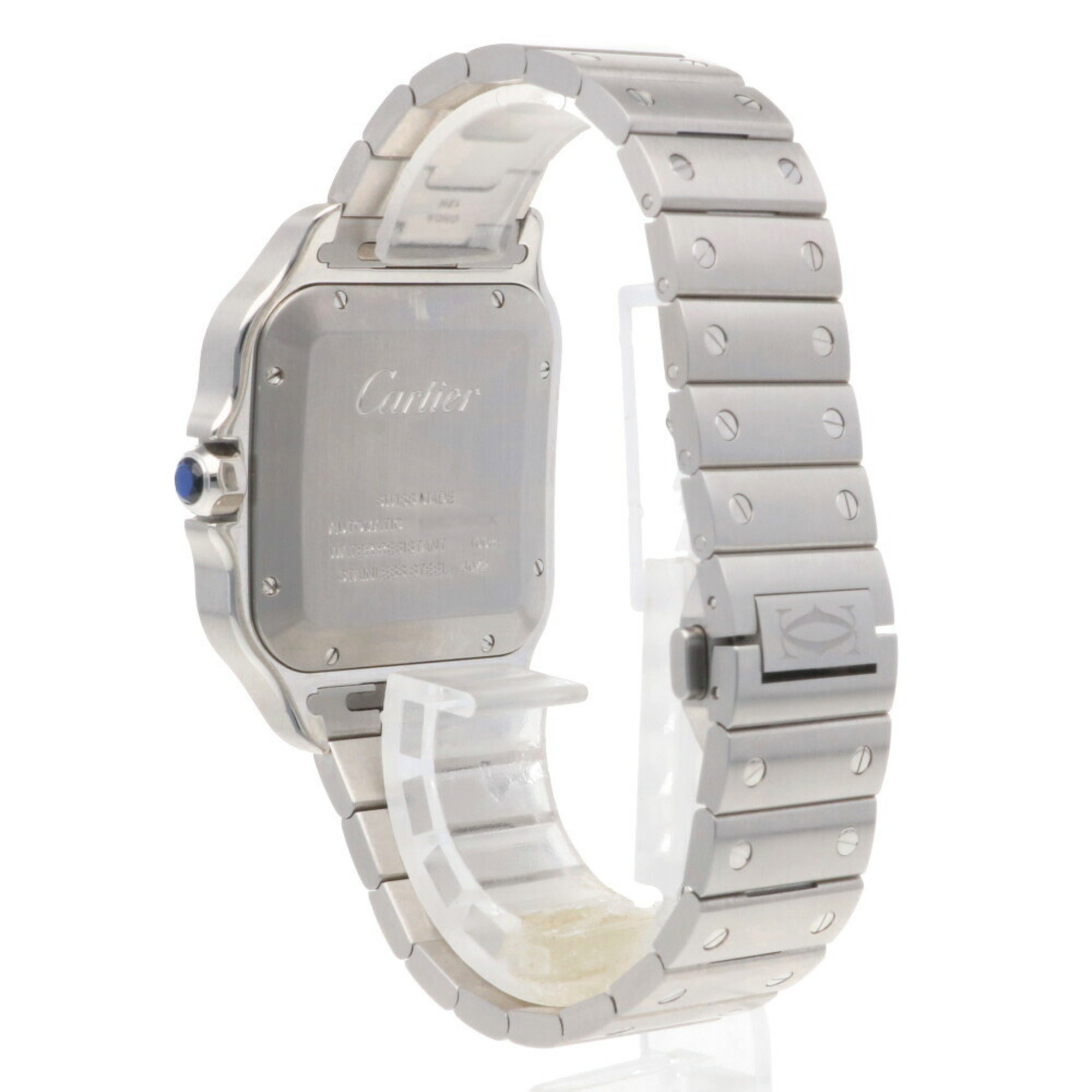 Cartier CARTIER Santos de LM watch stainless steel WSSA0048 men's