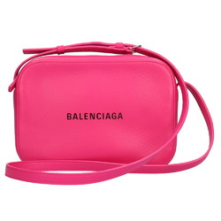 Balenciaga BALENCIAGA Everyday Camera Bag Shoulder Leather Pink Ladies
