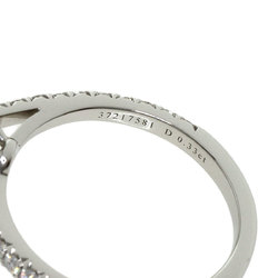 Tiffany Soleste Oval Diamond Ring Platinum PT950 Ladies TIFFANY&Co.
