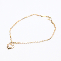 Tiffany Open Heart Pink Gold (18K) No Stone Charm Bracelet Pink Gold
