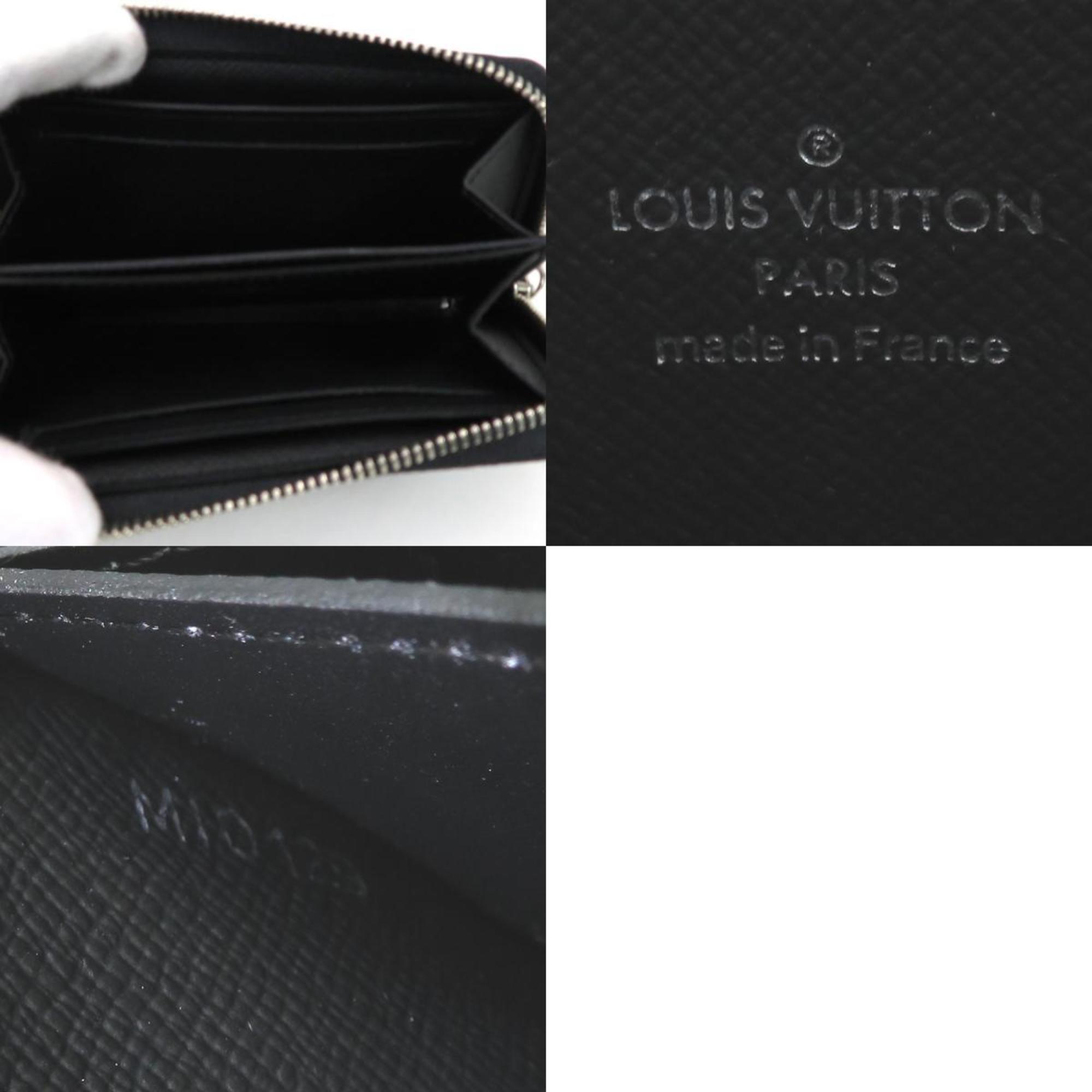 Louis Vuitton LOUIS VUITTON Coin Case Damier Graphite Zippy Purse Canvas Dark Gray Men's M63076