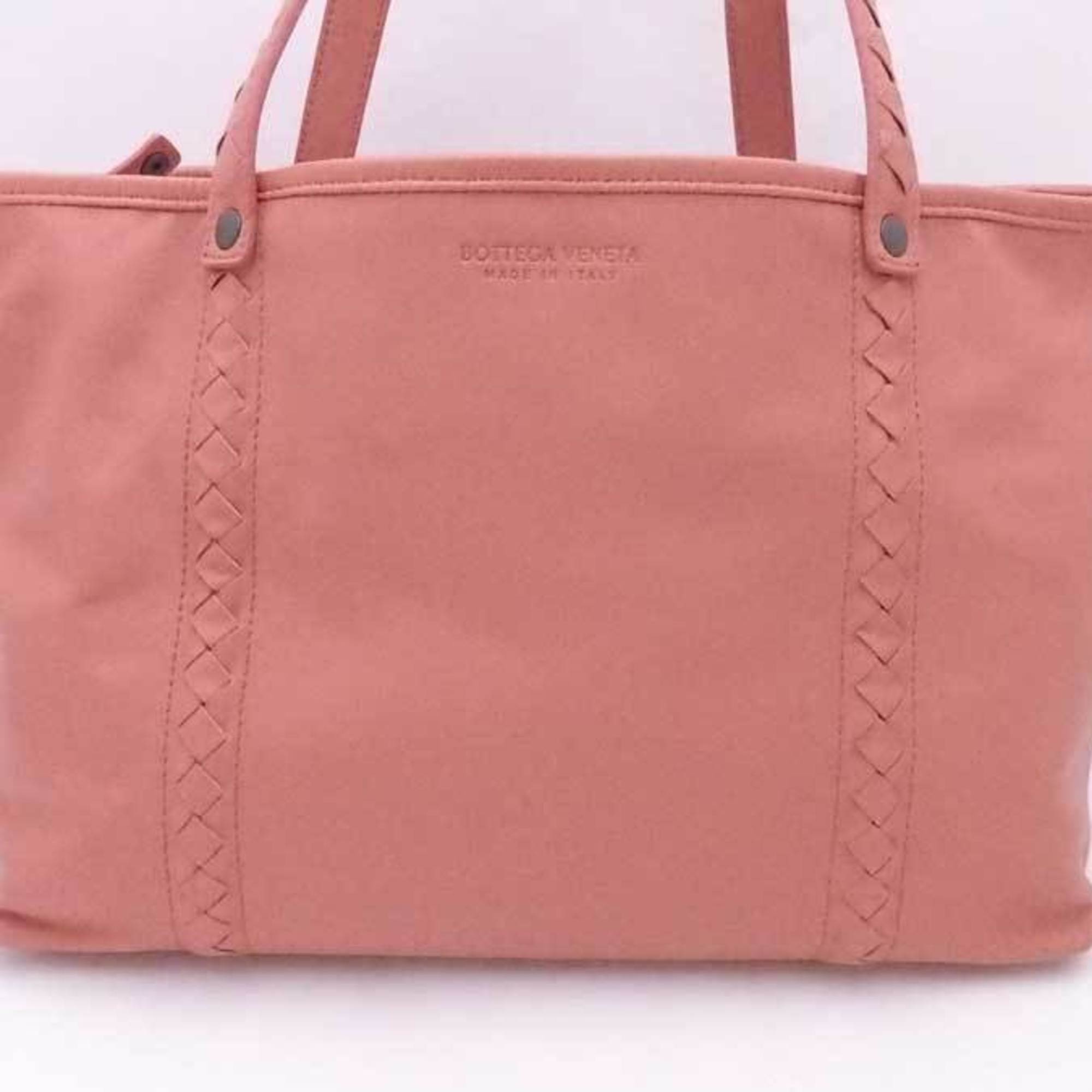 Bottega Veneta BOTTEGAVENETA shoulder bag tote intrecciato leather salmon pink ladies