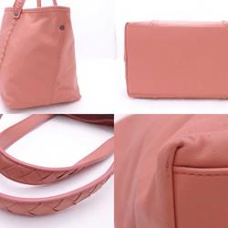 Bottega Veneta BOTTEGAVENETA shoulder bag tote intrecciato leather salmon pink ladies