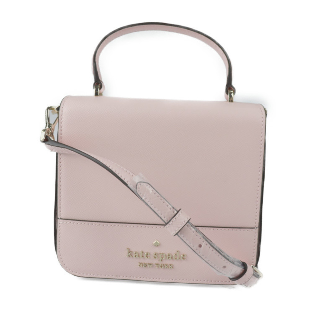 Kate Spade spade Stacy square crossbody handbag K7342 leather pink gold  metal fittings 2WAY shoulder bag | eLADY Globazone