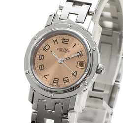 Hermes CL4.210 clipper watch stainless steel SS ladies HERMES