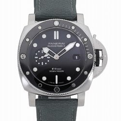 Panerai Submersible Quaranta Quattro ESteel Grigio Roccia Black x Gray PAM01288 No. Y Men's Watch