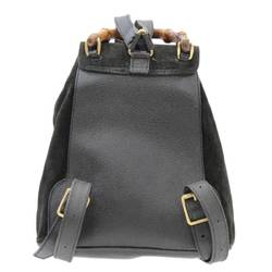 GUCCI Gucci mini rucksack bamboo black 003/1956/0030 suede leather