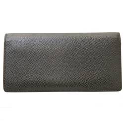 LOUIS VUITTON Louis Vuitton Portefeuille Brother Long Wallet Taiga Noir M30501 TA2175