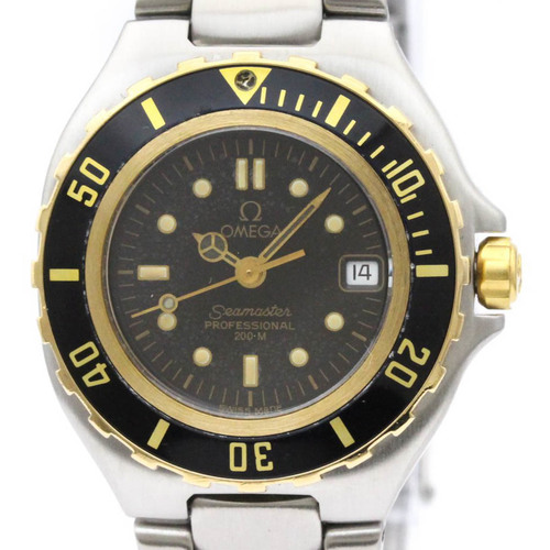 OMEGA Seamaster Professional 18K Gold Steel Ladies Watch 796.1041  BF555396