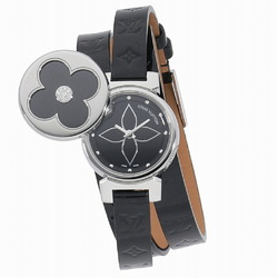 Louis Vuitton Tambour Bijou Secret Black Q151R Women's Watch