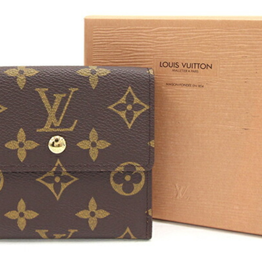 Preloved Louis Vuitton Monogram Portefeiulle Elise Trifold Wallet