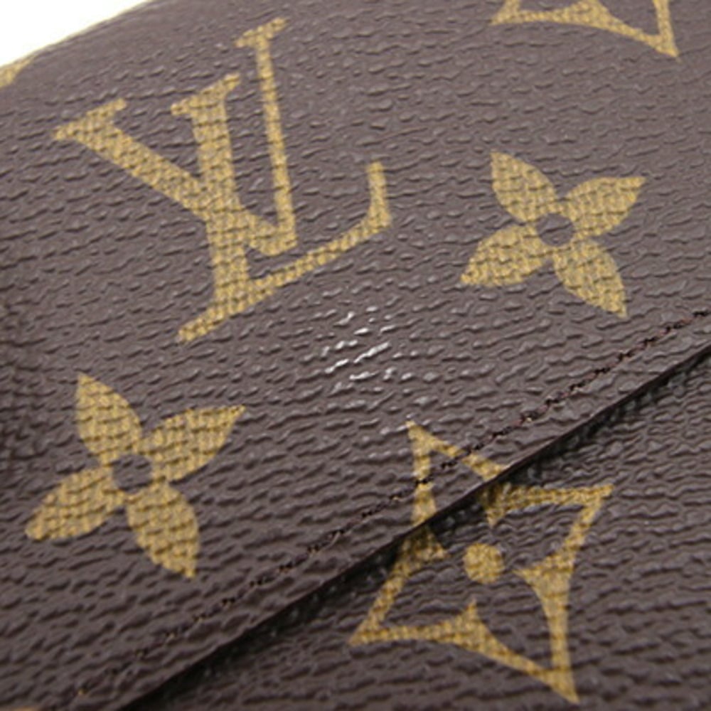 Louis Vuitton W Wallet Monogram Porte Monet Bier Cult Credit M61652 Double  Open Small Women's LV LOUISVUITTON