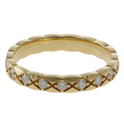 Chanel CHANEL Coco Crush #53 Ring No. 12.5 18K K18 Yellow Gold Diamond Women's