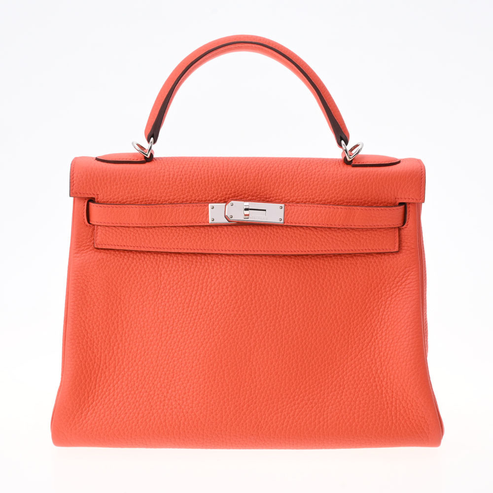 Hermes Kelly 32 Bag Orange