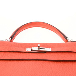 Hermes Birkin Handbag Orange Poppy Clemence with Palladium