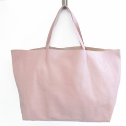 Celine Cabas Horizontal Women's Leather Handbag Light Pink