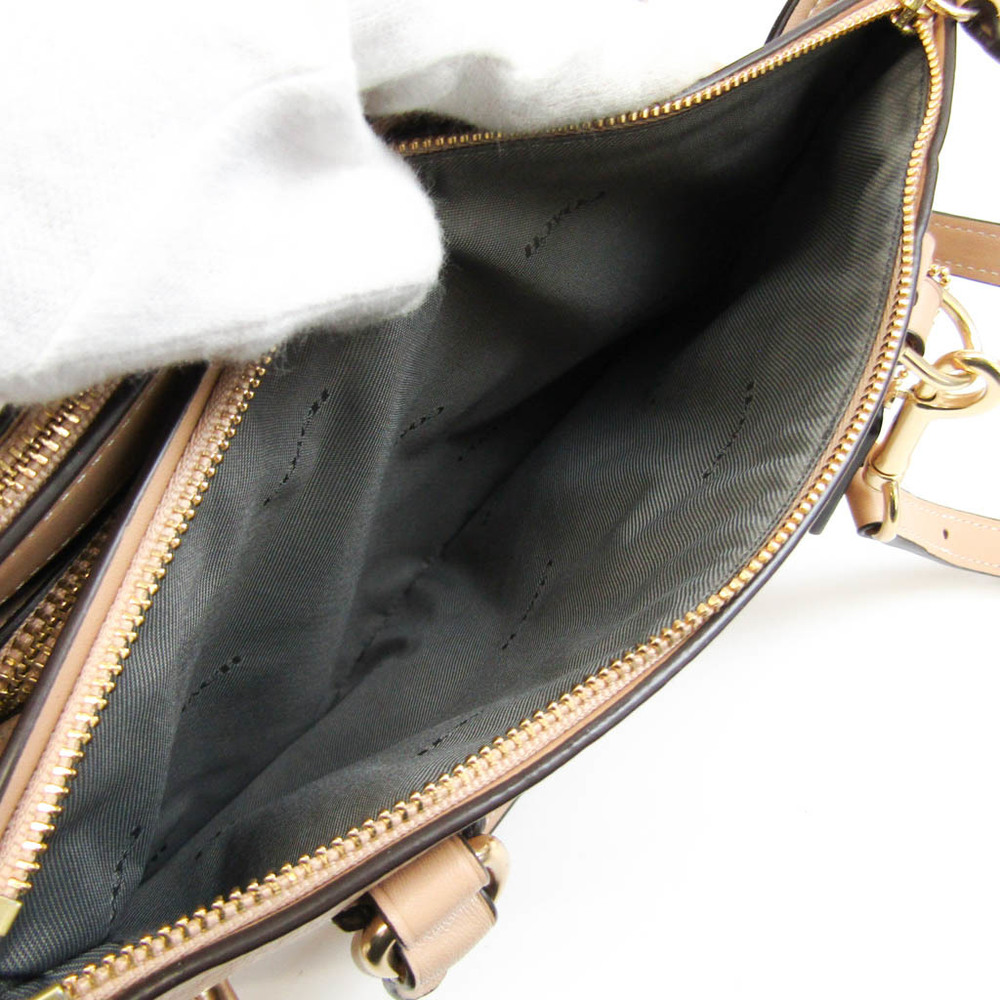 Borough bag leather handbag Coach Blue in Leather - 32003608