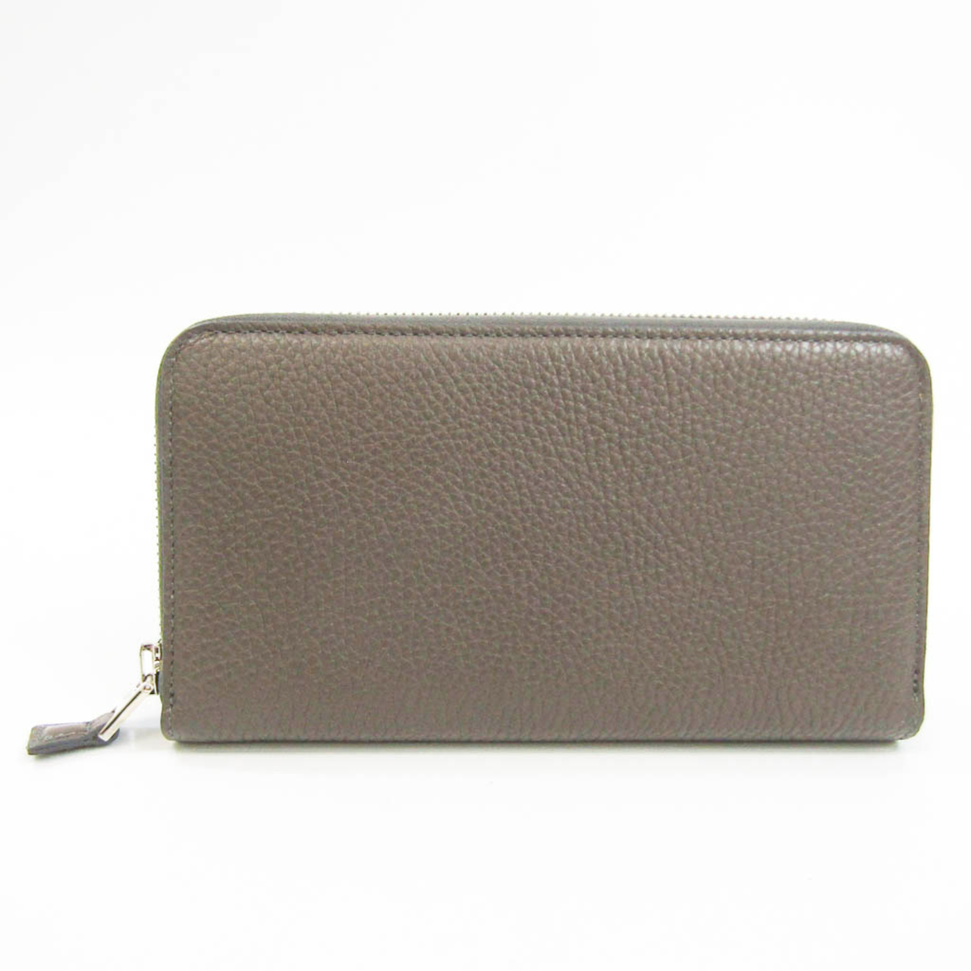 Tom Ford LIMITED EDITION FOR MILANO Women,Men Leather Long Wallet (bi-fold) Gray Brown