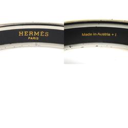 Hermes HERMES Bangle Bracelet Email Metal/Enamel Silver/Blue/Multicolor Women's